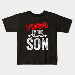 It's official i'm the favorite son, favorite son Kids T-Shirt